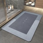 Bath Mat - Non-Slip - Super Absorbent - Quick Drying - Soft - Thick